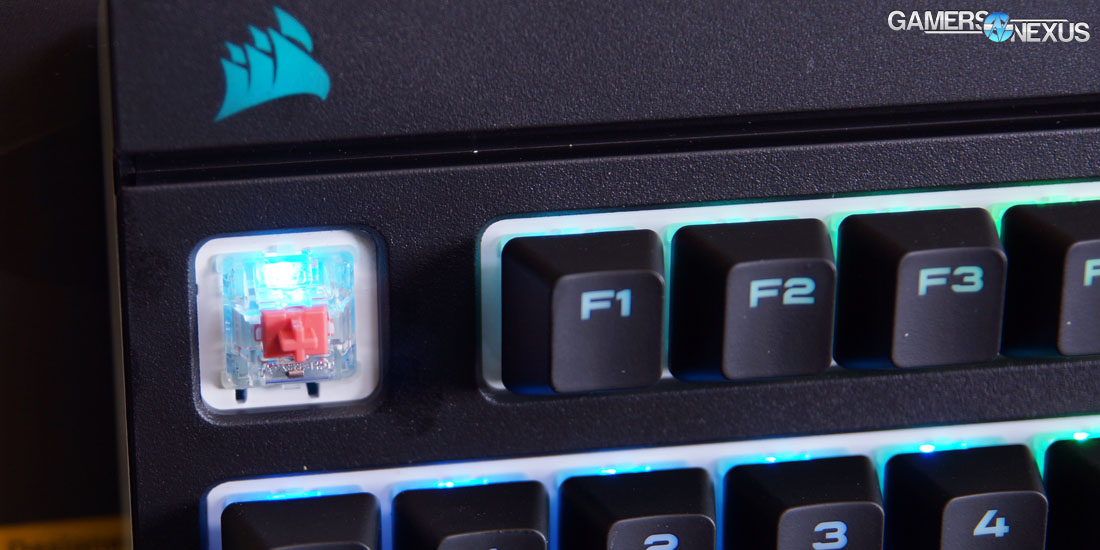 Corsair Strafe RGB Mk.2 Gaming Keyboard Review: Bright But Quiet