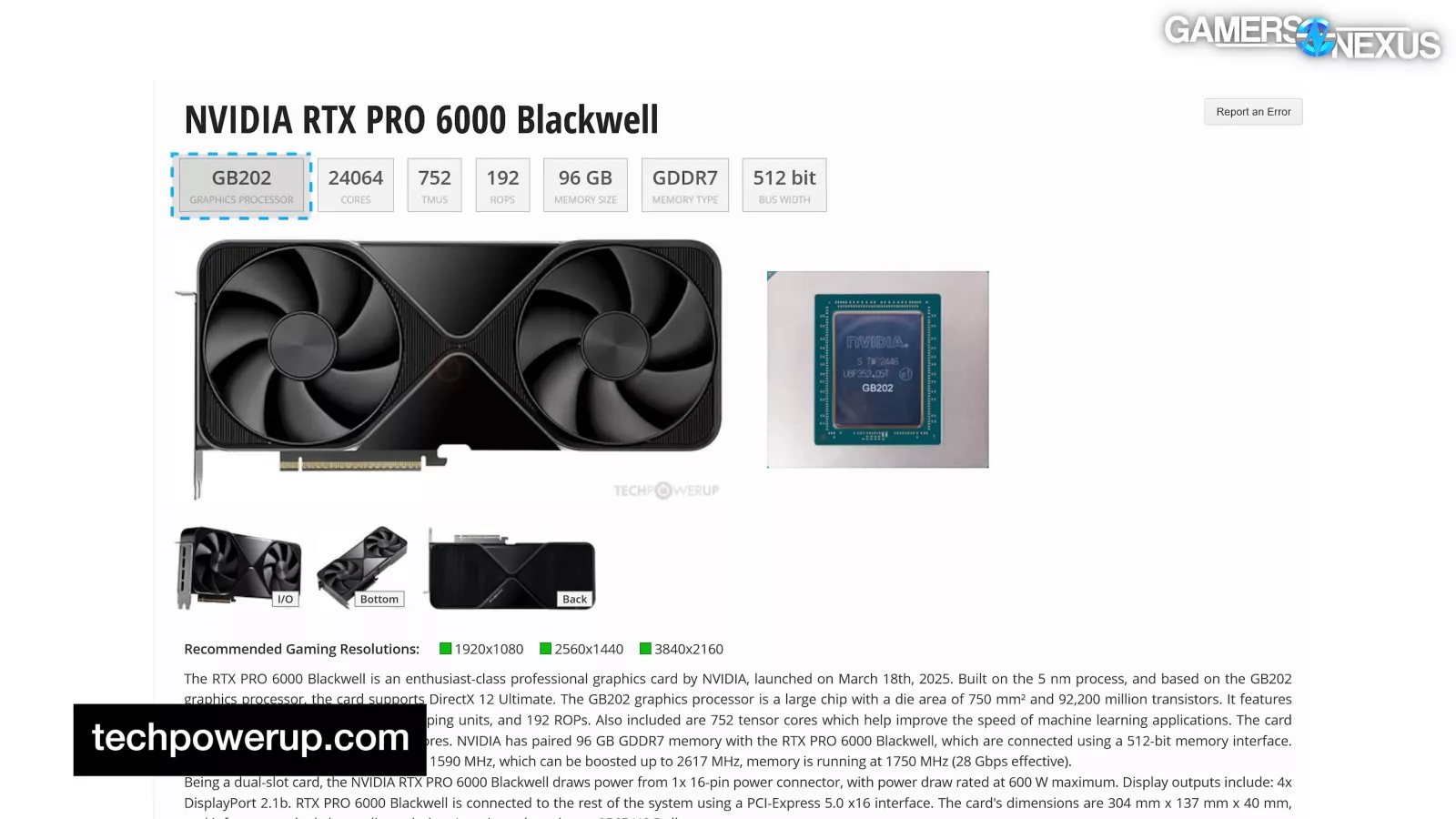NVIDIA RTX PRO 6000 Blackwell Benchmarks & Tear-Down | Thermals, Gaming, LLM, & Acoustic Assessments 4