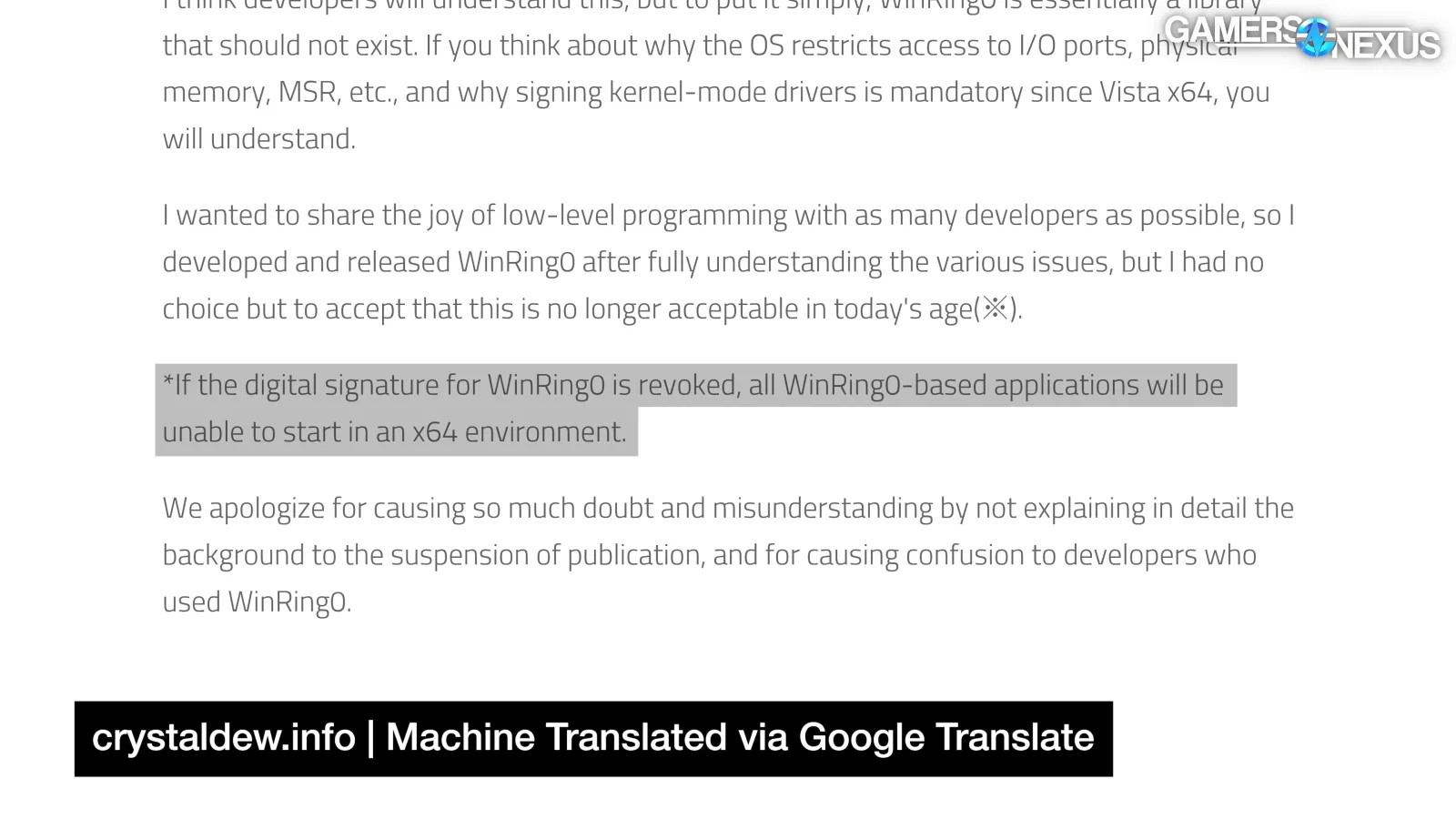Insecure Code vs. the Complete RGB Business | WinRing 0 Driver, ft. Wendell of Level1 Techs 14