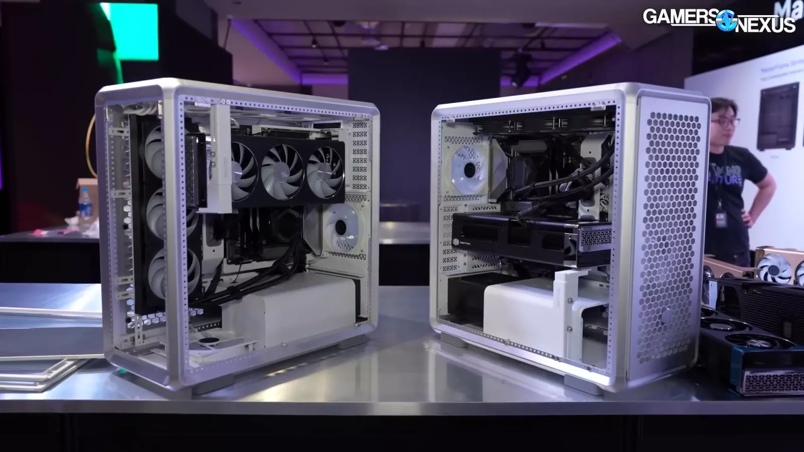 Stone PC Case, Cooler Grasp GPU, DIY Case from Scratch, and Steel Followers 11