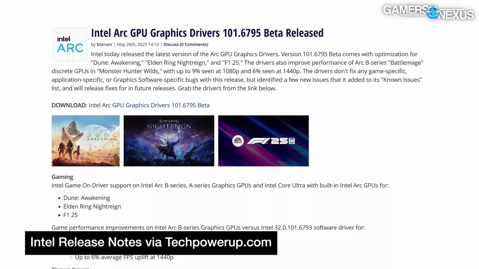 Intel Arc GPU Driver Issues Revisited: 2025 Arc Graphics Driver Assessment 62