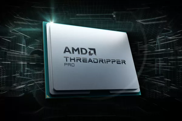 Render of Threadripper PRO 7000 CPU