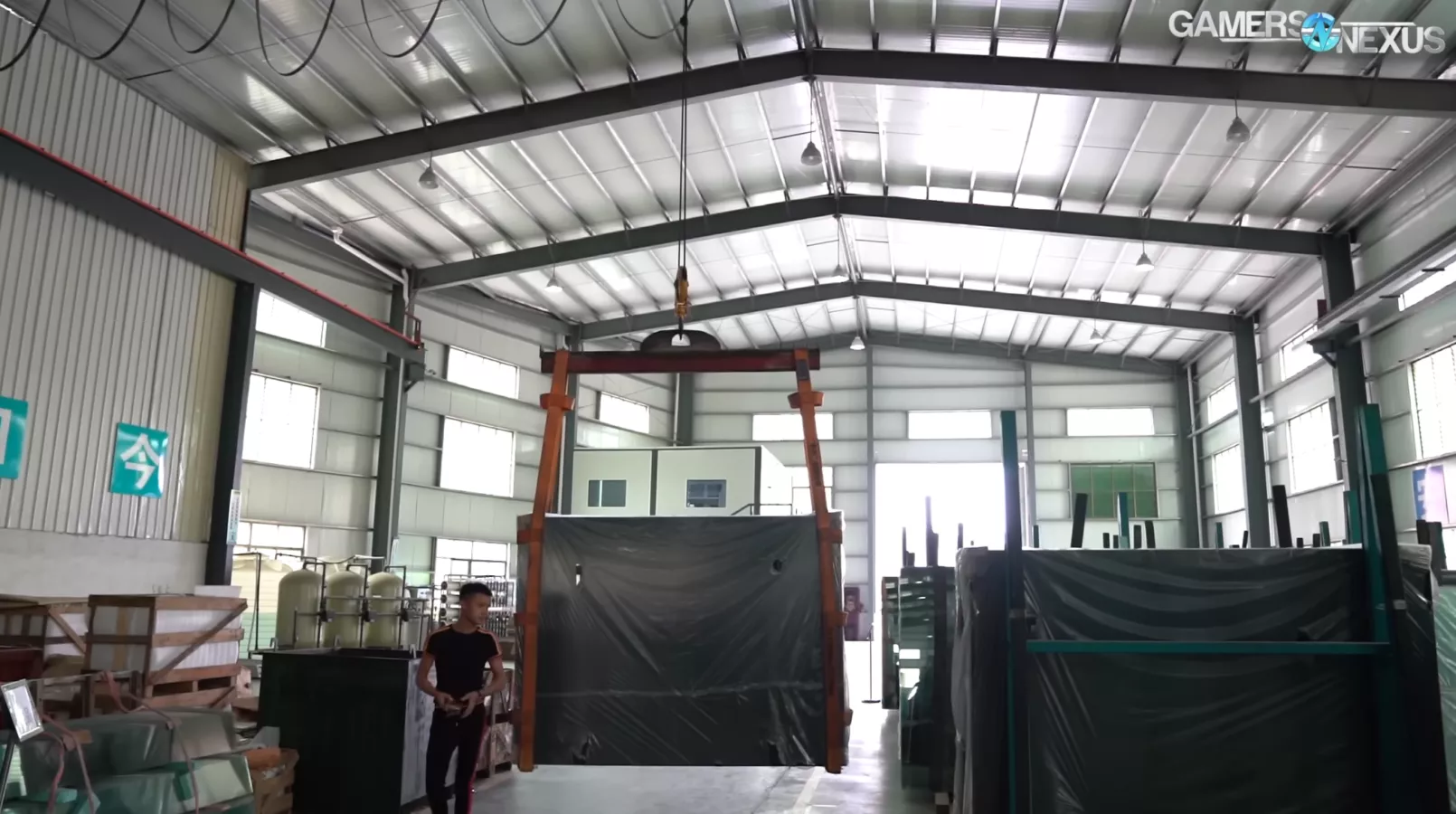 Tempered glass manufacturing plant