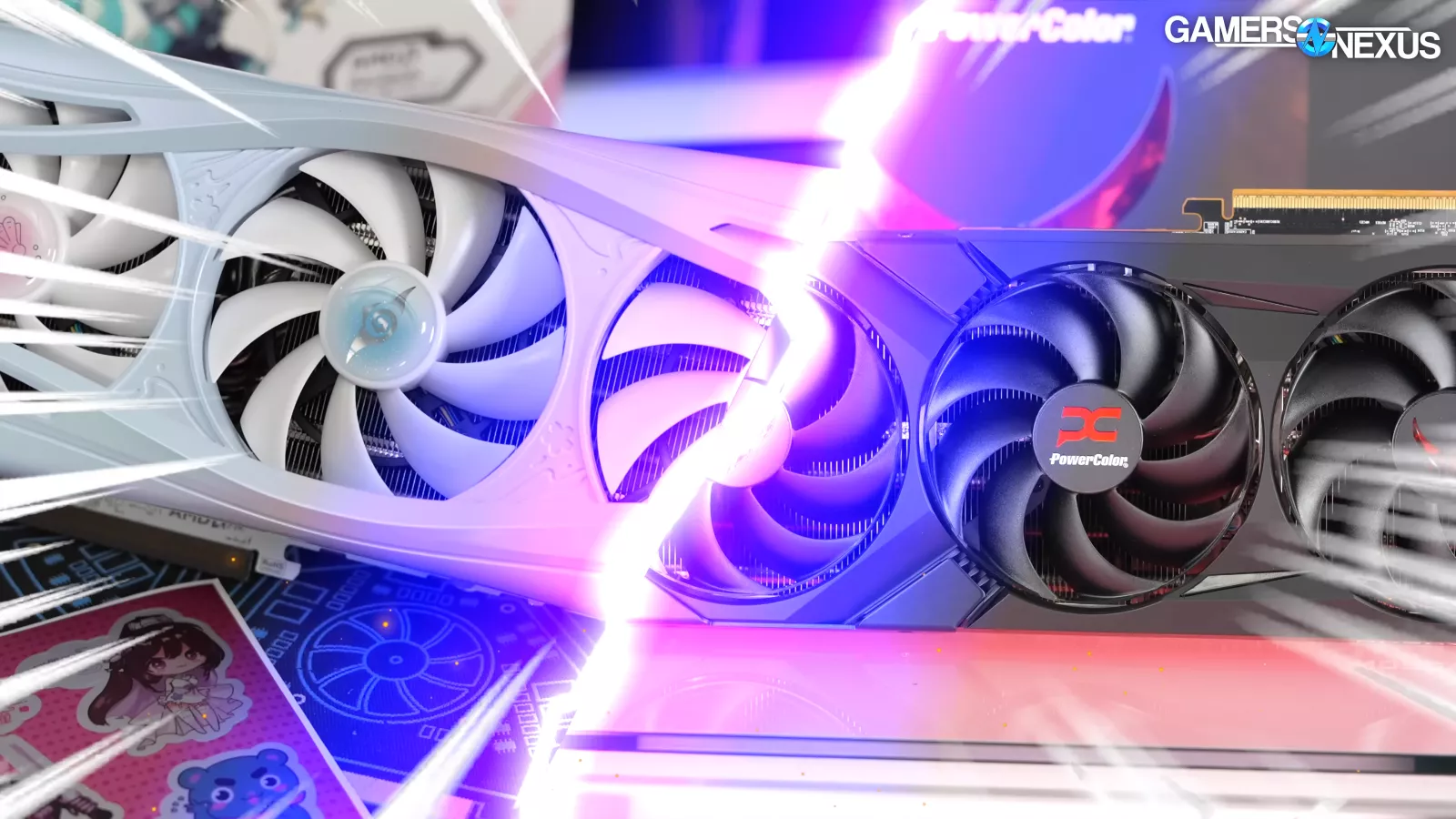 AMD RX 9070 XT Waifu vs. Red Devil